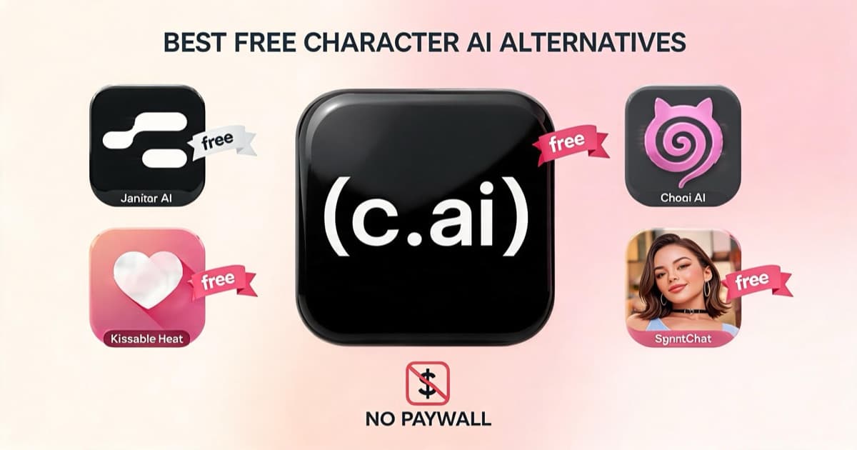 Best Free Character AI Alternatives in 2026 (No Paywalls)