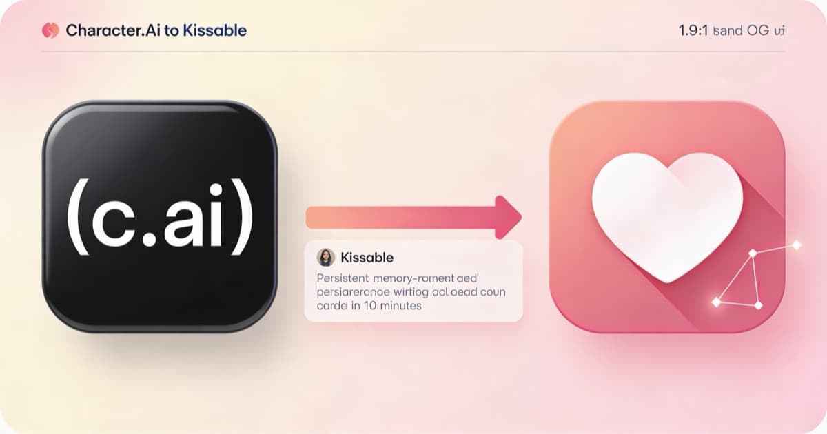 How to Switch from Character.AI to Kissable: Full Guide (2026)