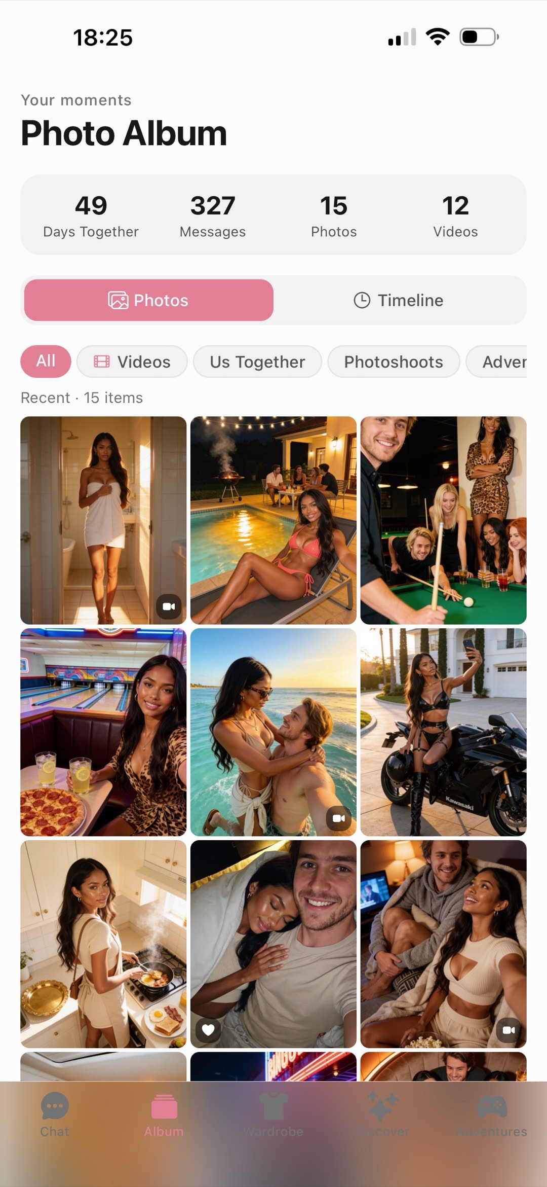 49 days, 327 messages, every photo and video saved in one album: the record Replika users watched get wiped