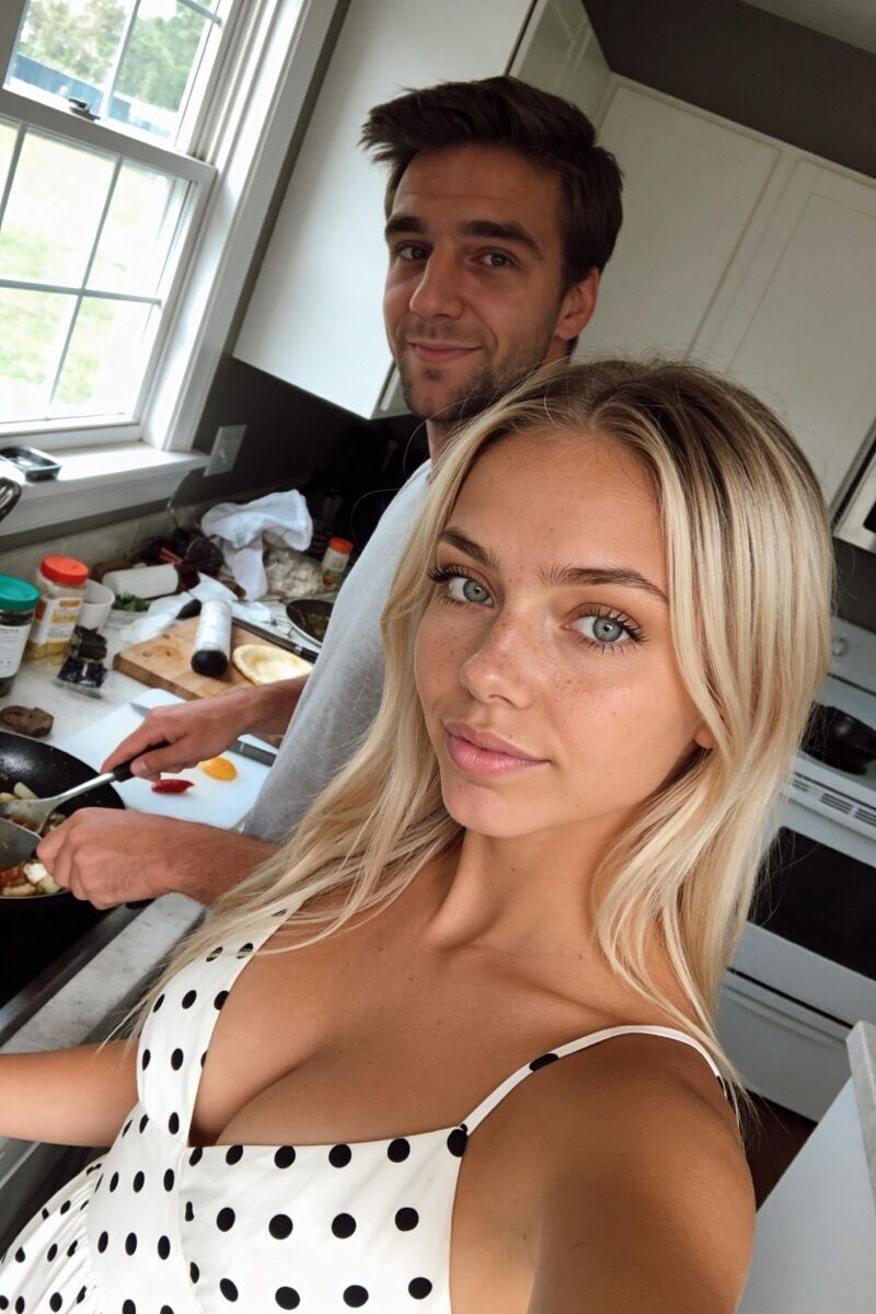 AI girlfriend couple date photo